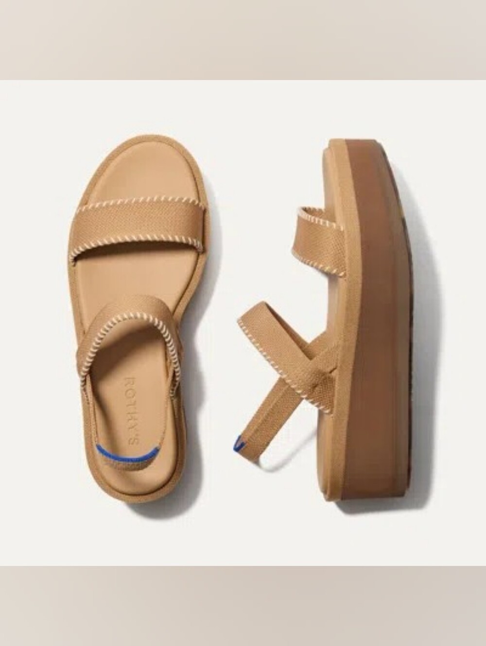 Rothys Lightweight Wedge Sandal Size 8.5